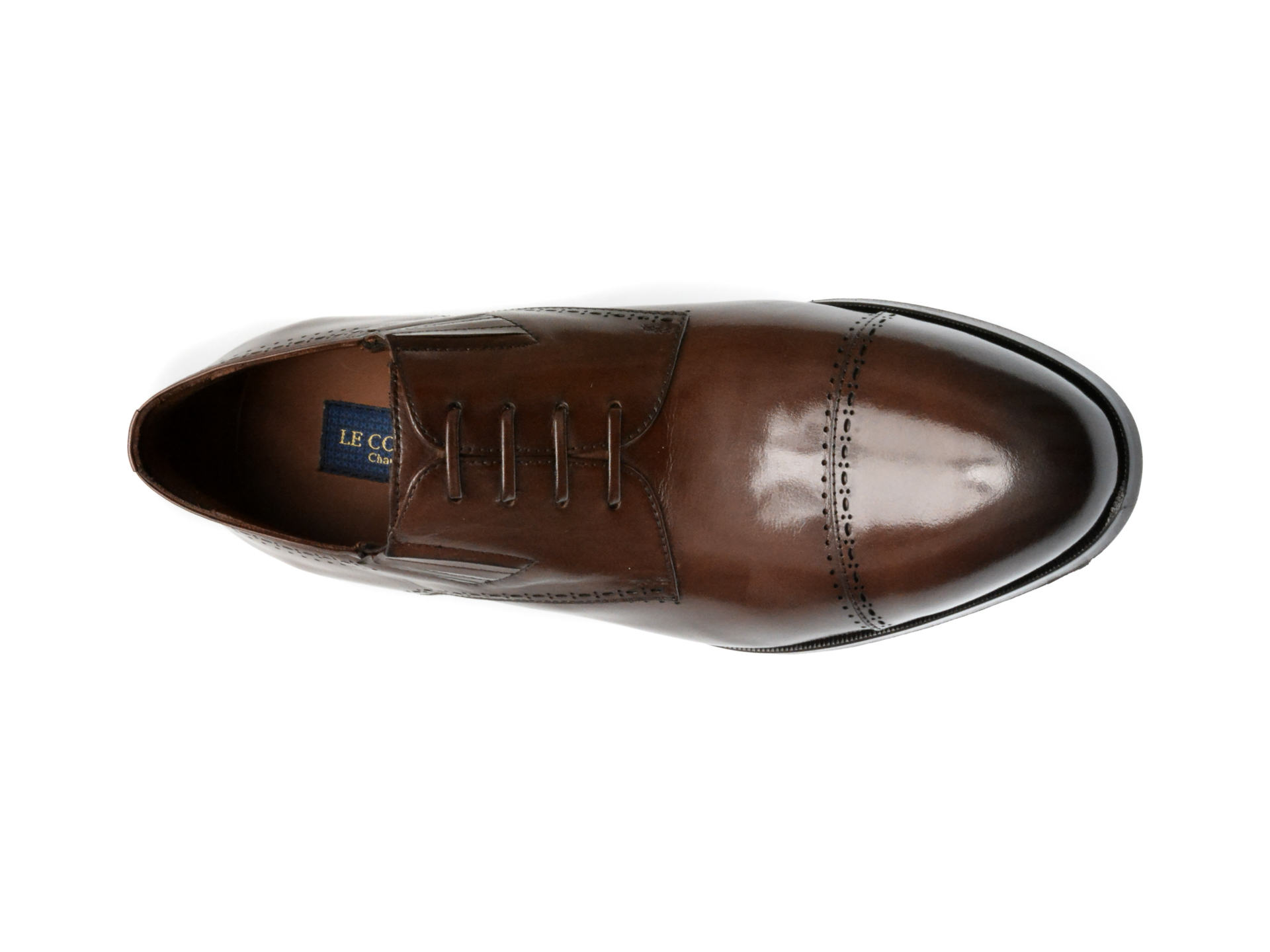 Pantofi eleganti LE COLONEL maro, 509301, din piele naturala - imagine 6