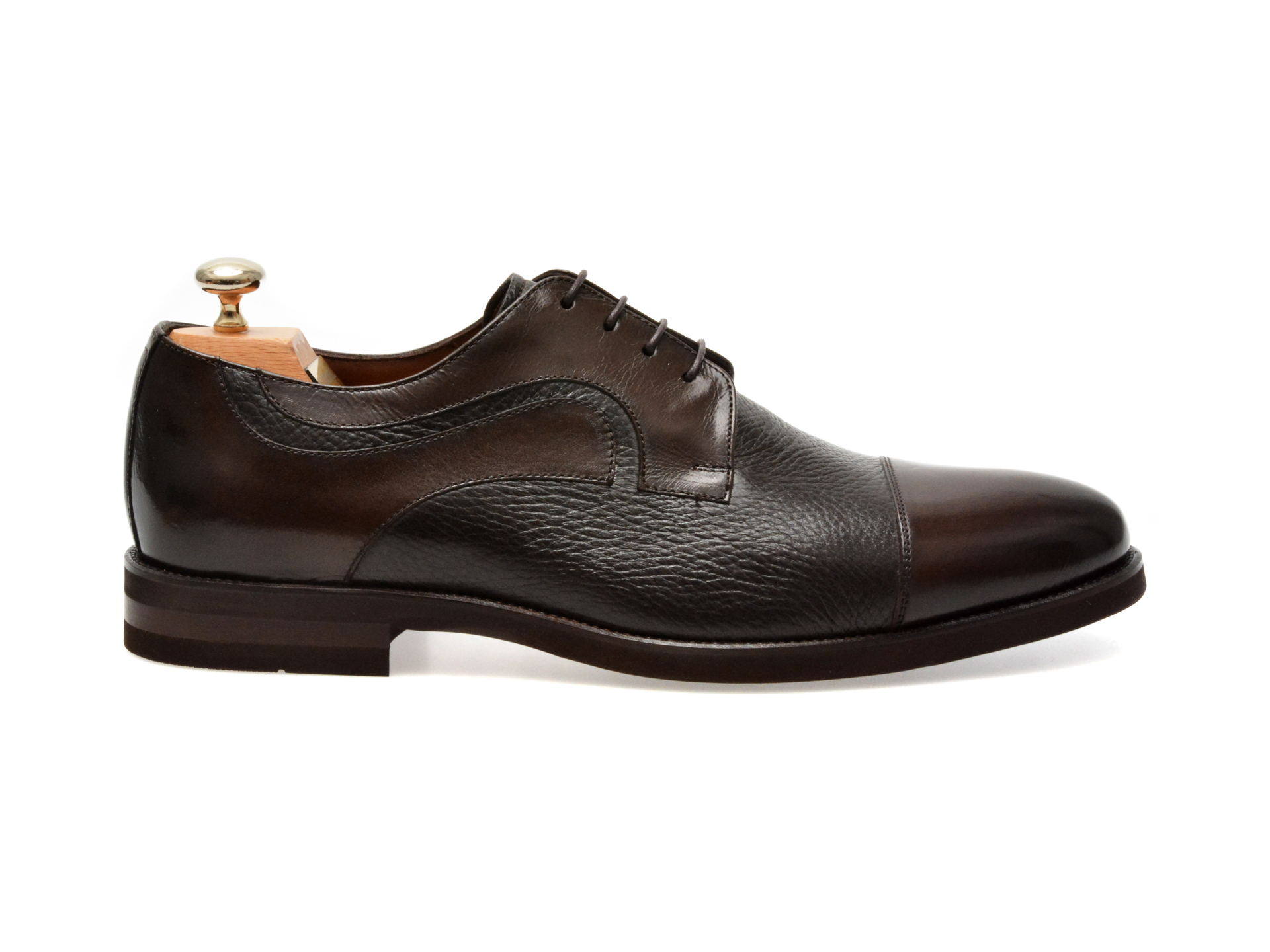 Pantofi eleganti LE COLONEL maro, 638601, din piele naturala