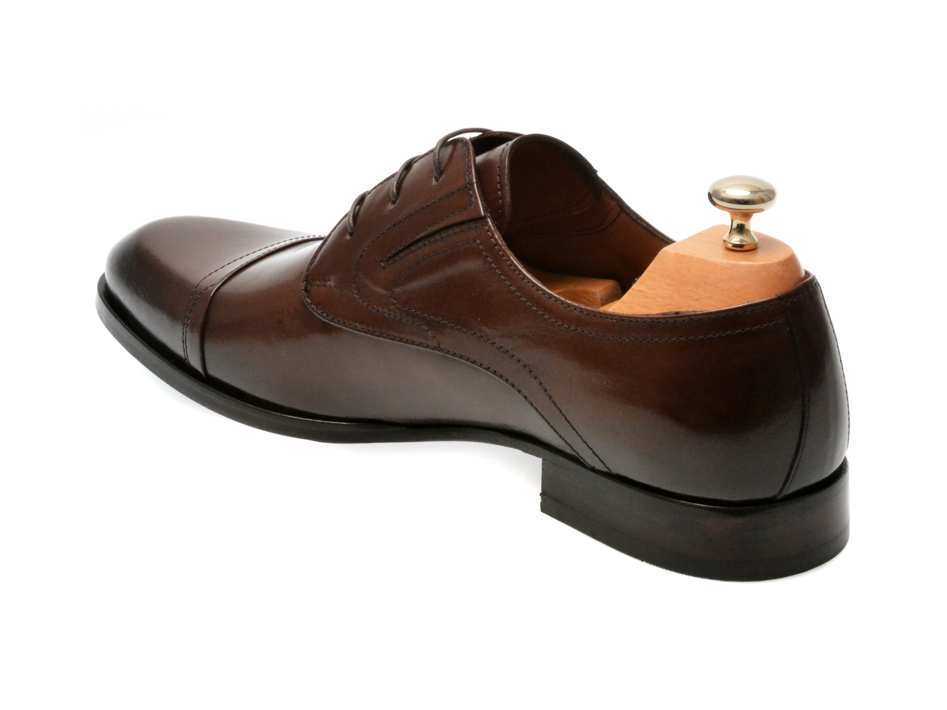 Pantofi eleganti LE COLONEL maro, 680111, din piele naturala - imagine 5