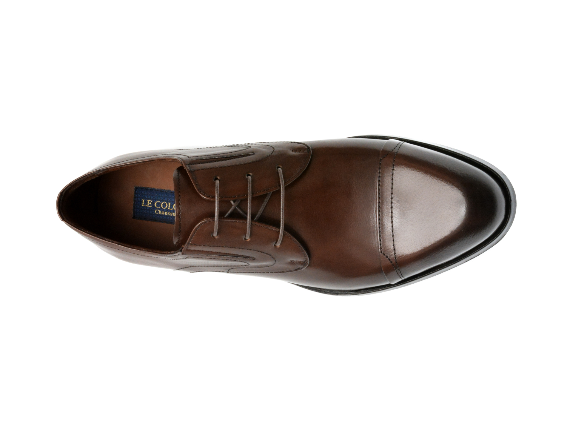Pantofi eleganti LE COLONEL maro, 680111, din piele naturala - imagine 6