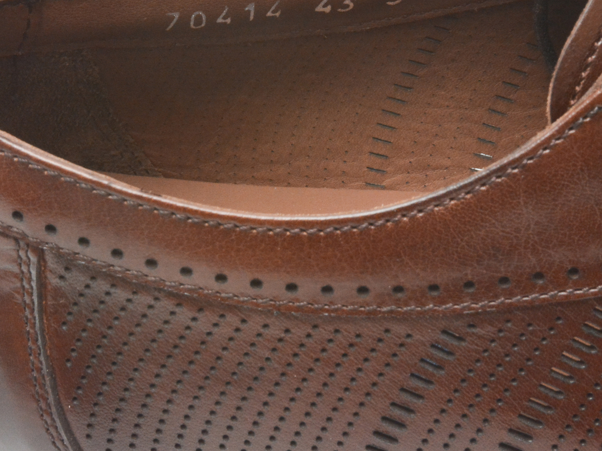 Pantofi eleganti LE COLONEL maro, 704141, din piele naturala - imagine 3
