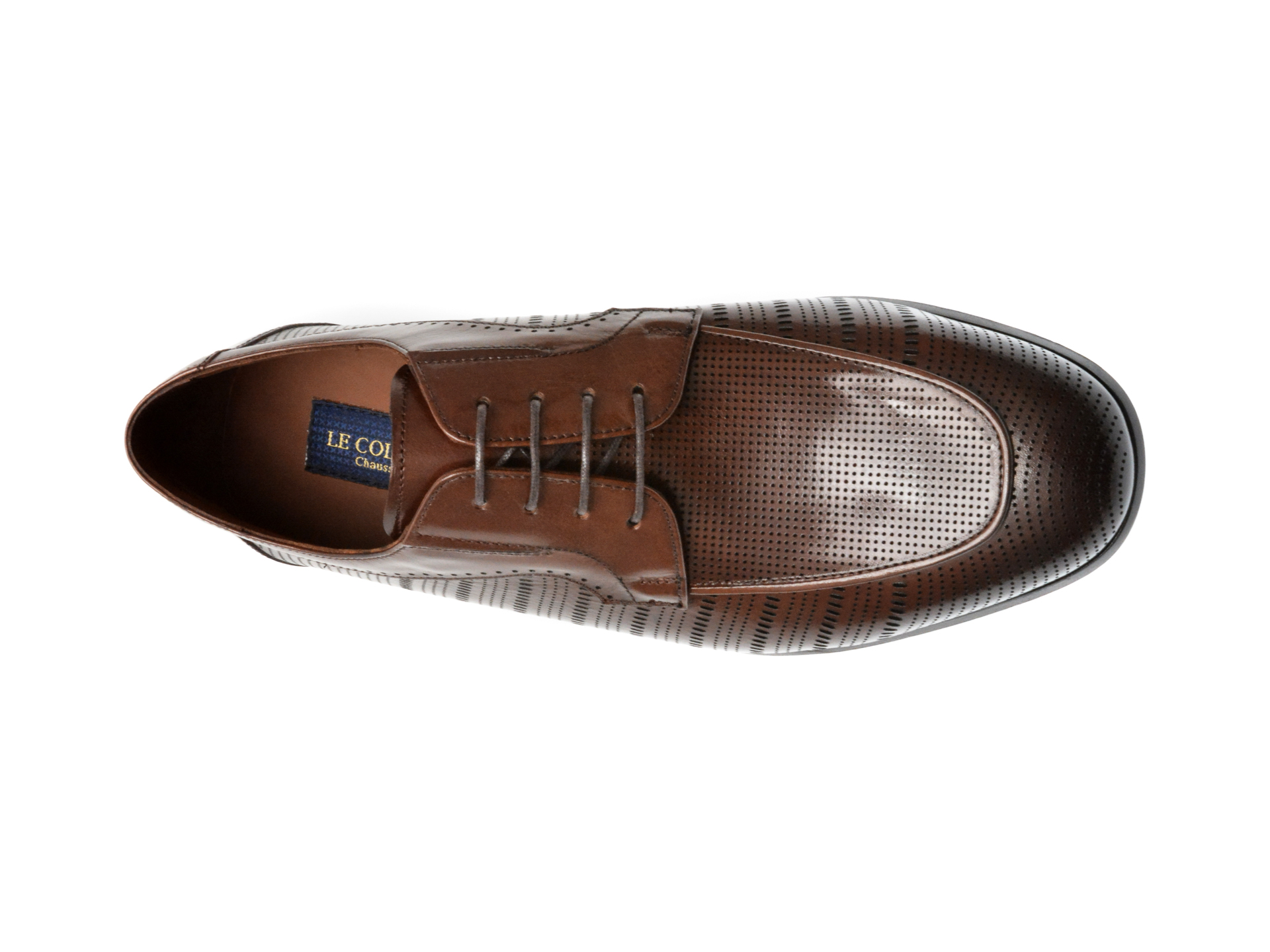 Pantofi eleganti LE COLONEL maro, 704141, din piele naturala - imagine 6