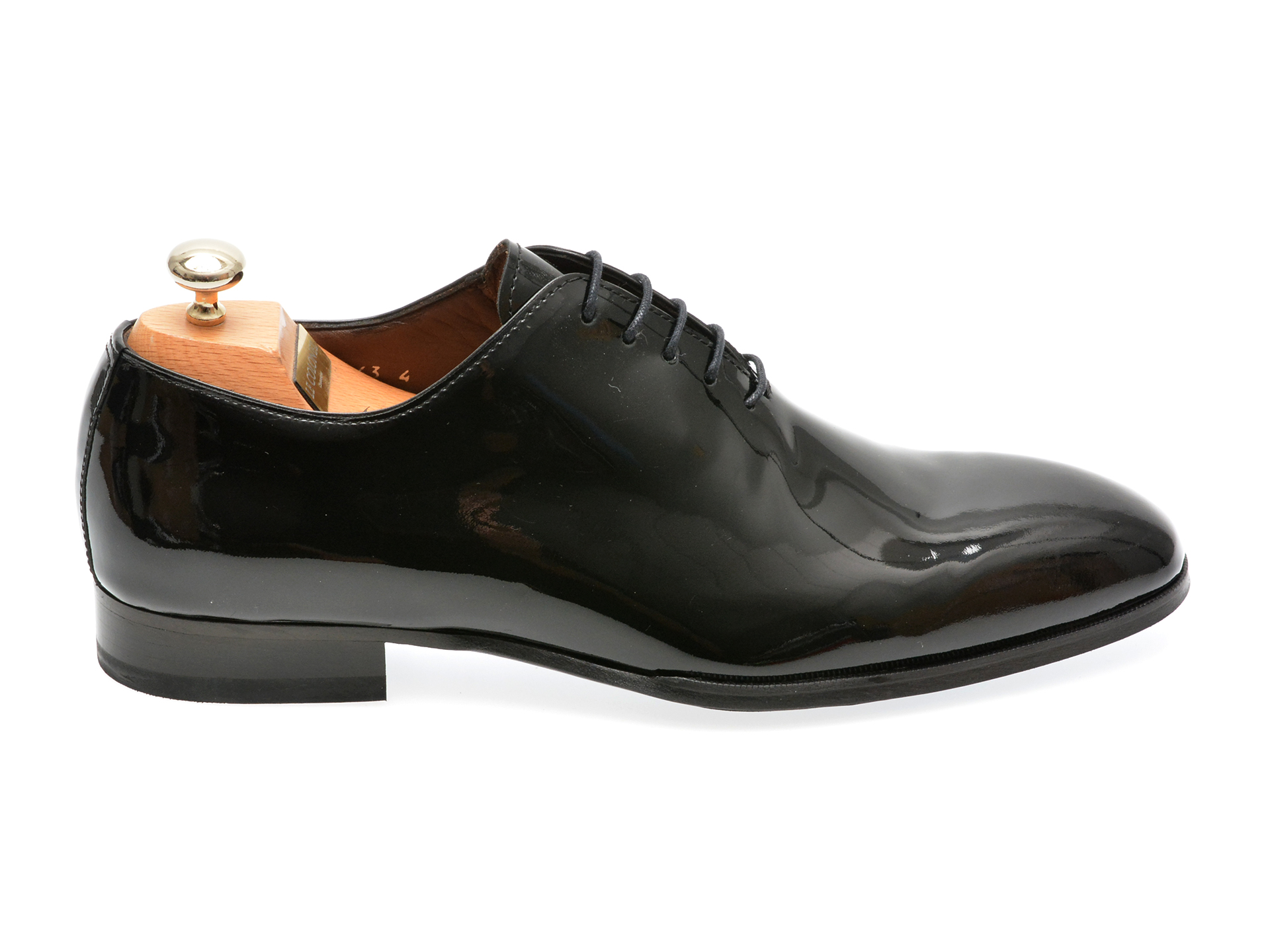 Pantofi eleganti LE COLONEL negri, 42523, din piele naturala lacuita