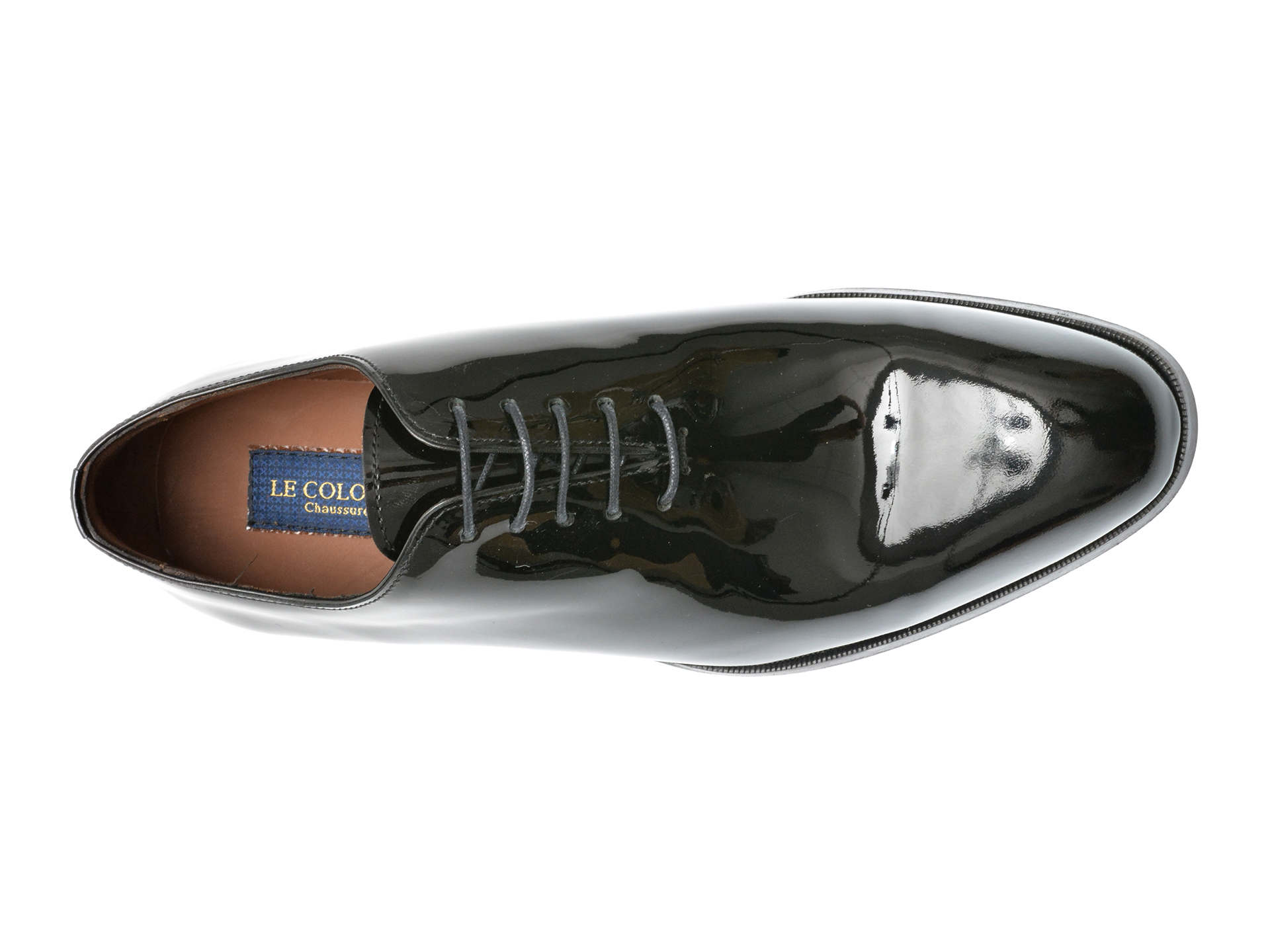 Pantofi eleganti LE COLONEL negri, 42523, din piele naturala lacuita - imagine 6
