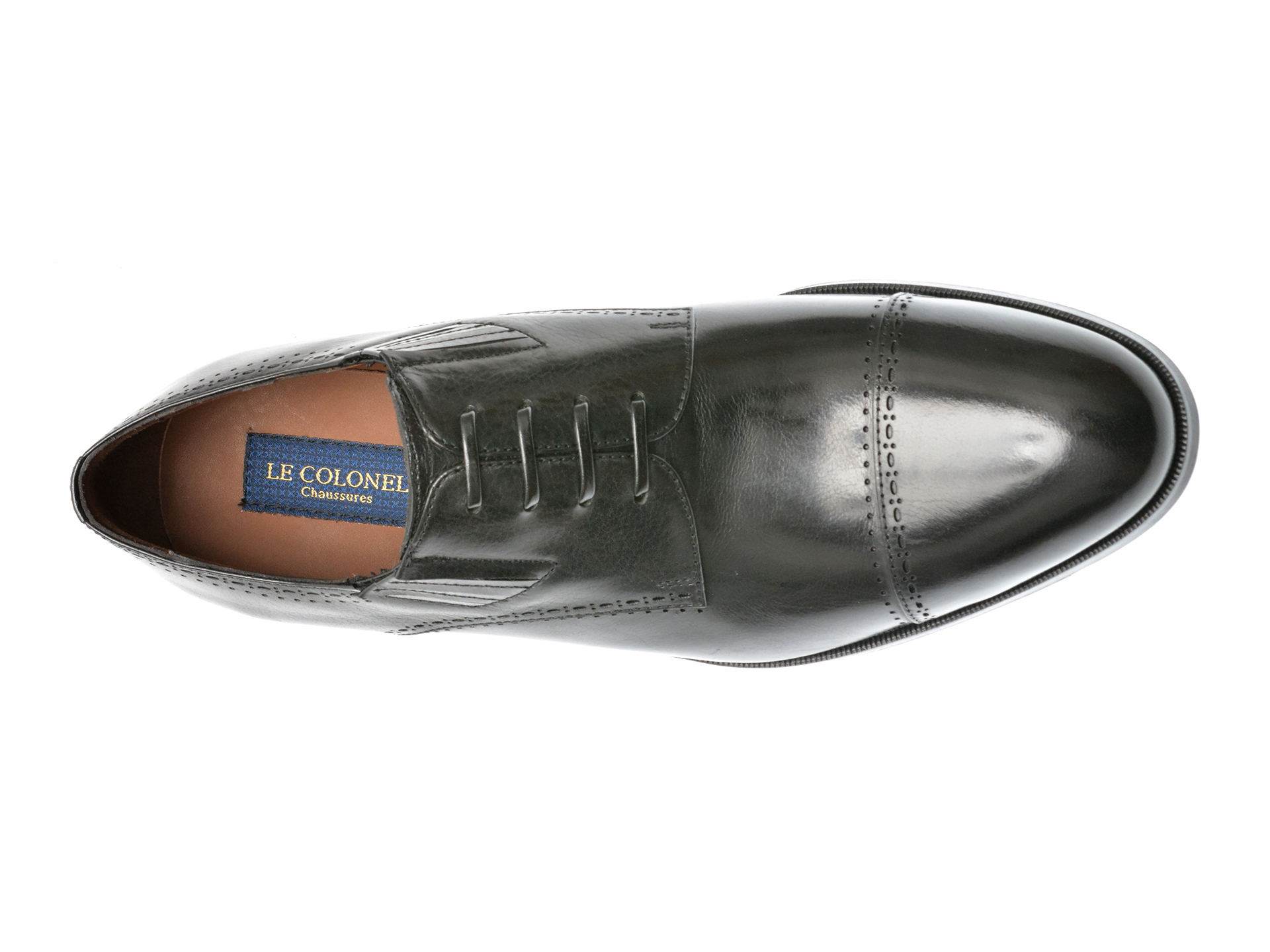 Pantofi eleganti LE COLONEL negri, 509301, din piele naturala - imagine 6