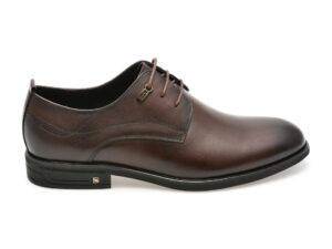 Pantofi eleganti OTTER maro, 370261, din piele naturala
