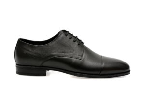 Pantofi eleganti OTTER negri, 1212, din piele naturala