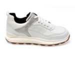 Pantofi GEOX albi, D3626D, din piele naturala