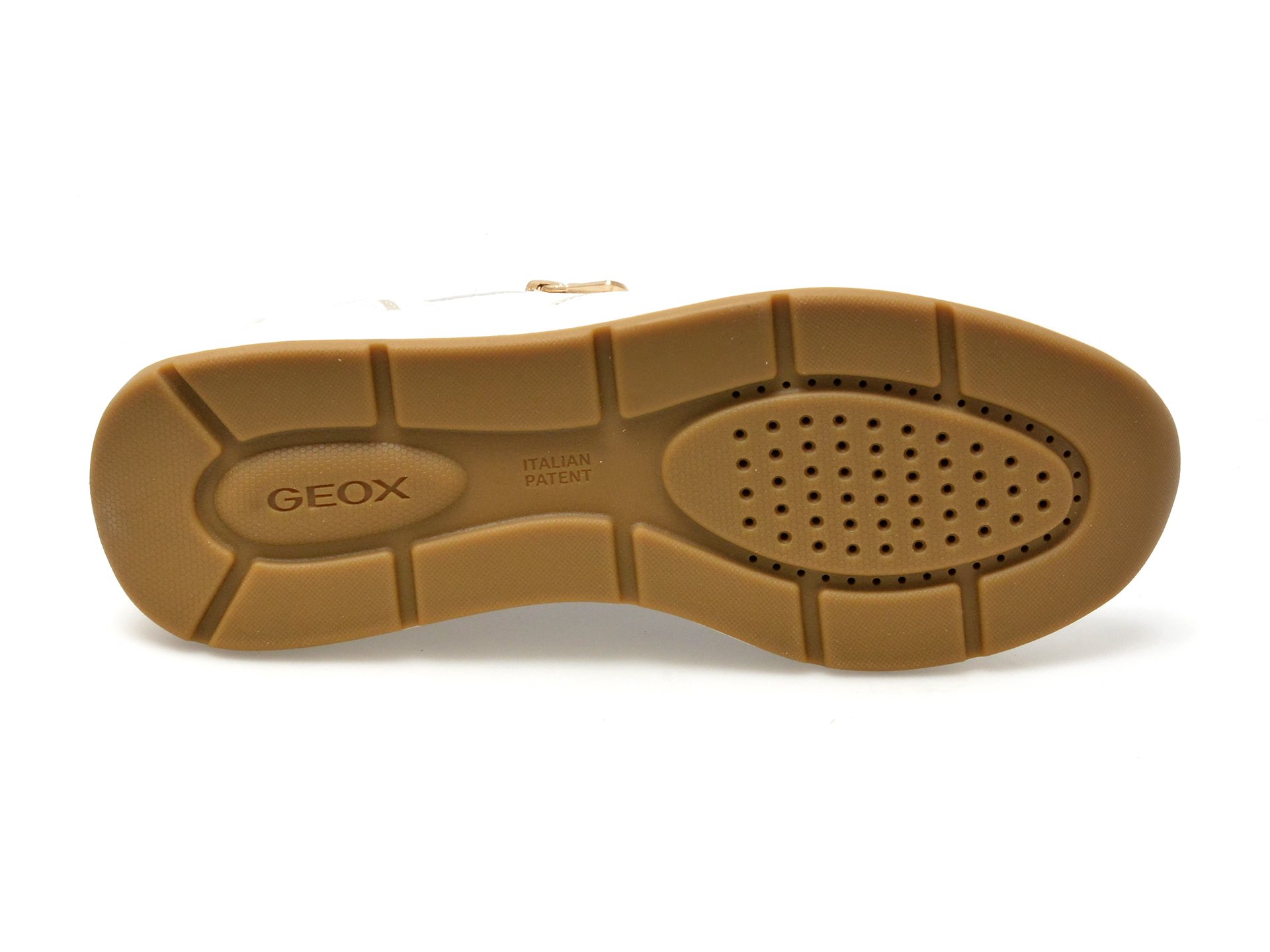 Pantofi GEOX albi, D45MXE, din piele naturala - imagine 7