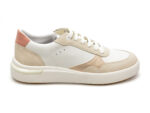 Pantofi GEOX albi, D45QFA, din piele naturala