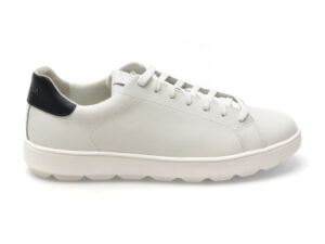 Pantofi GEOX albi, U45GPA, din piele naturala