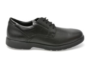 Pantofi GEOX negri, U35EFA, din piele naturala