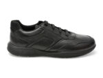 Pantofi GEOX negri, U45BXE, din piele naturala
