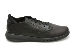 Pantofi GEOX negri, U927FA, din piele naturala