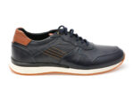 Pantofi OTTER bleumarin, 231107, din piele naturala