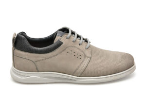 Pantofi OTTER gri, 249109, din nabuc