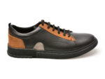 Pantofi OTTER negri, 239715, din piele naturala