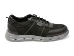 Pantofi OTTER negri, 244142, din nabuc