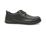 Pantofi OTTER negri, 913029, din piele naturala