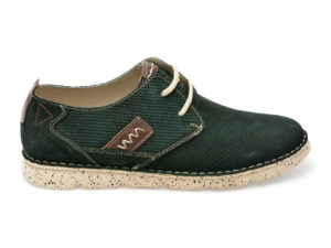 Pantofi OTTER verzi, 2818, din nabuc