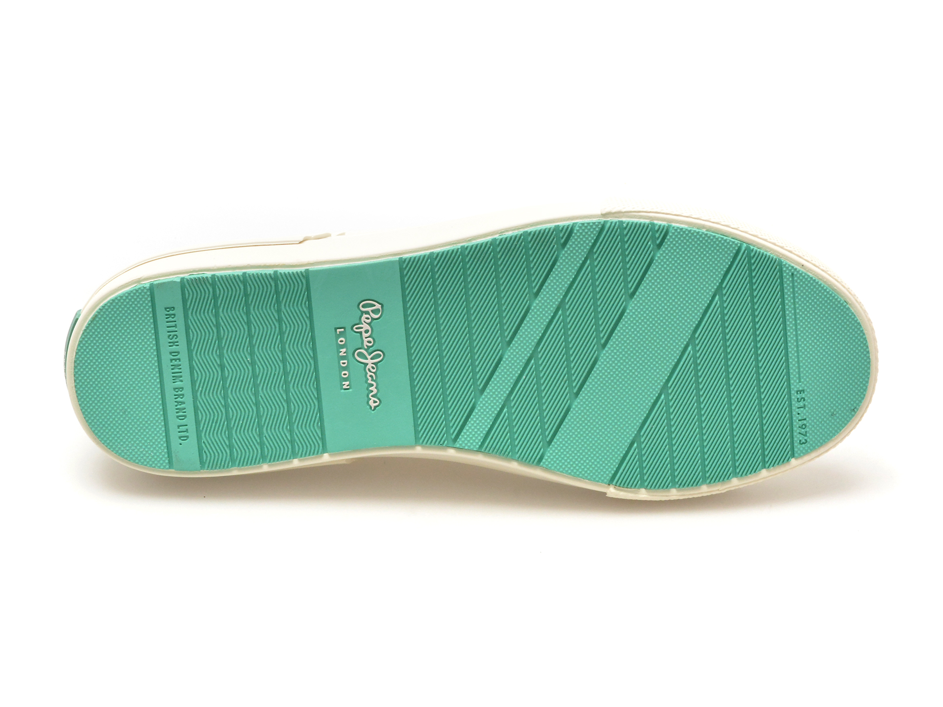 Pantofi PEPE JEANS albi, ALLEN BAND, din material textil - imagine 7