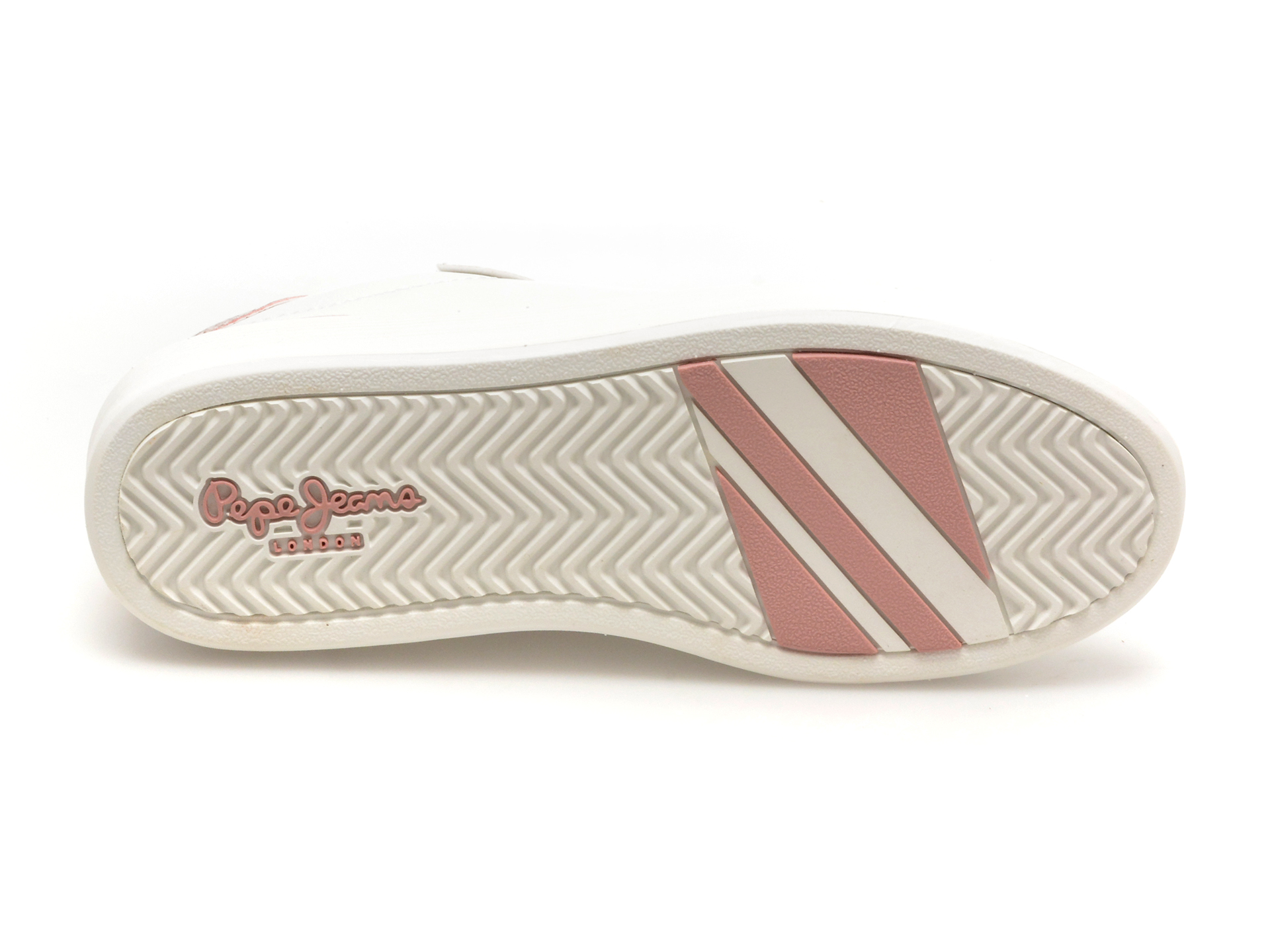 Pantofi PEPE JEANS albi, DOBBIE SEAL, din piele naturala - imagine 7
