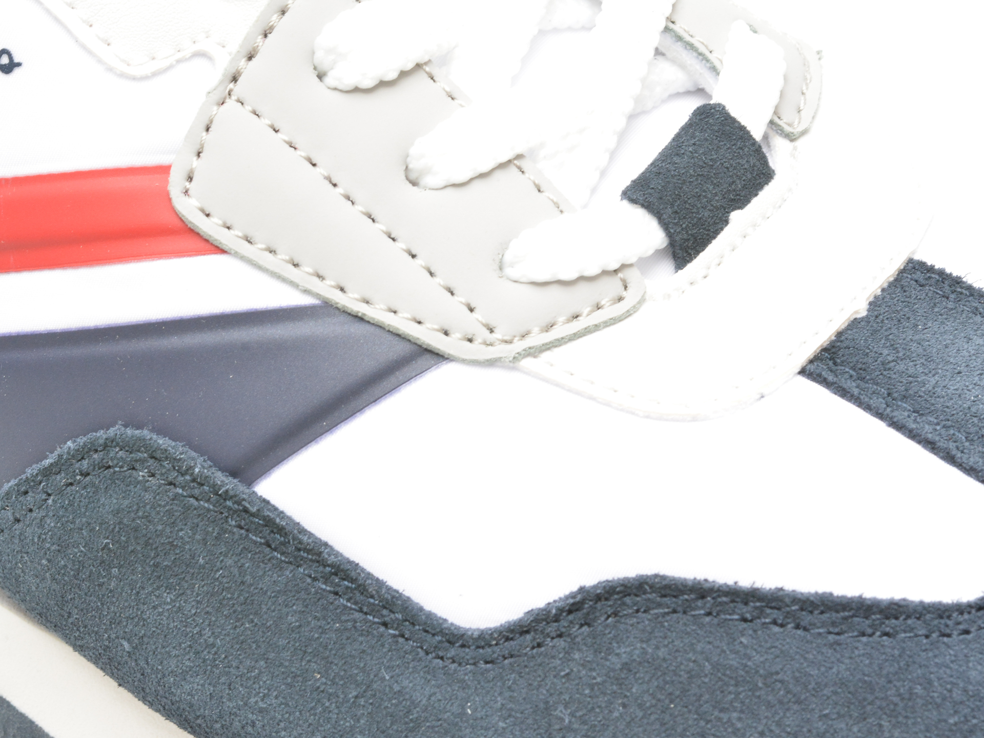 Pantofi PEPE JEANS albi, FOSTER HEAT, din material textil - imagine 2
