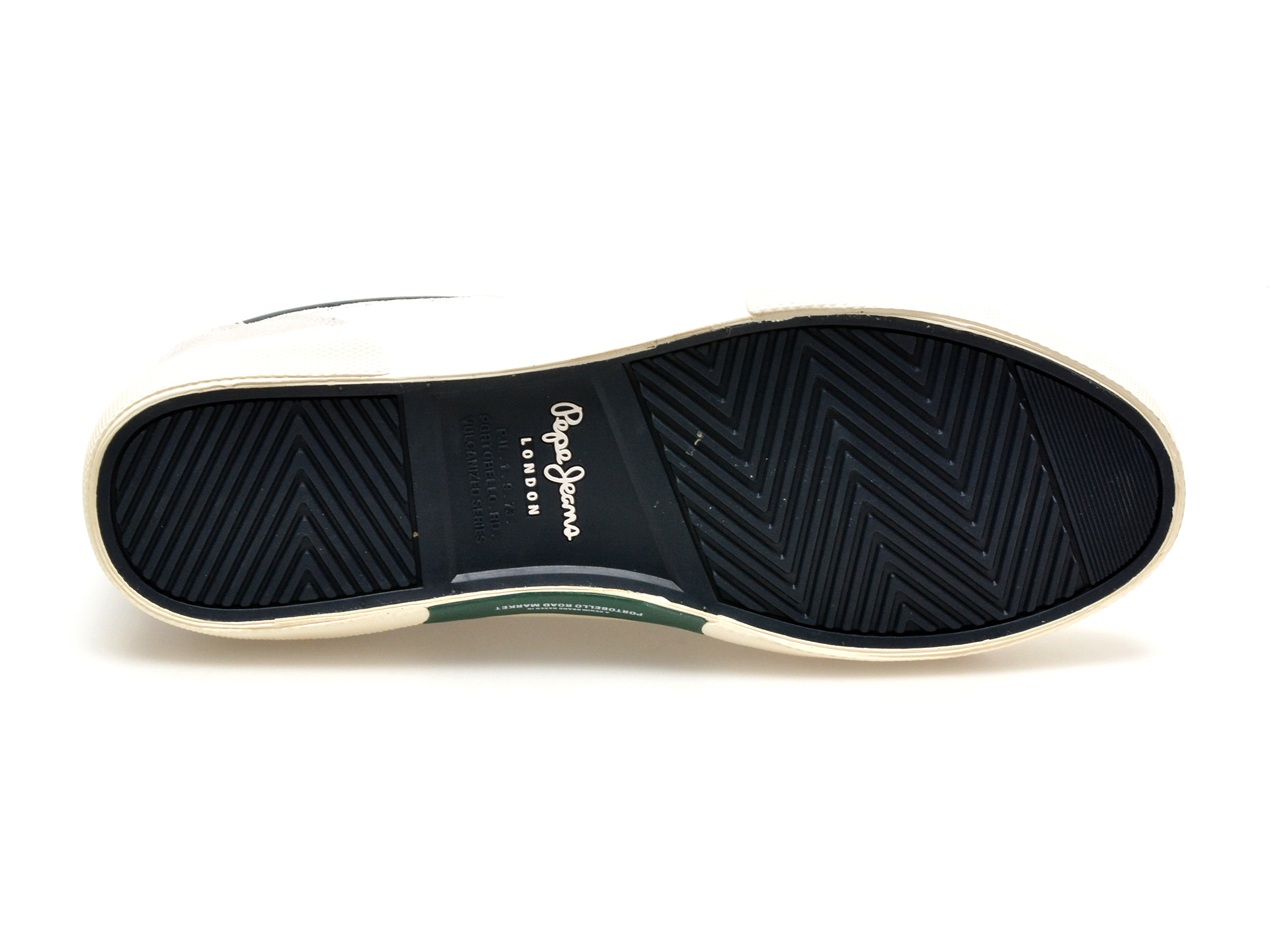 Pantofi PEPE JEANS albi, KENTON JOURNEY, din piele ecologica - imagine 7