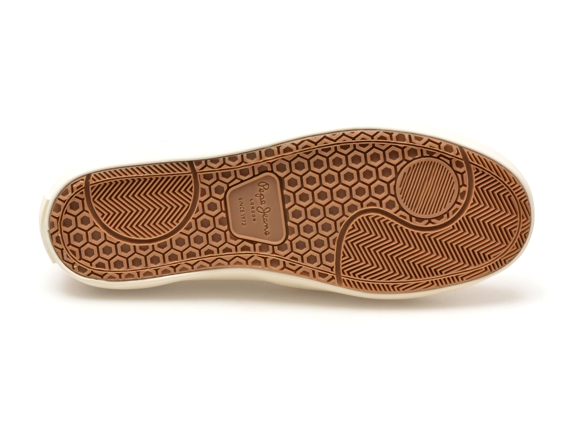 Pantofi PEPE JEANS albi, TRAVIS BRIT, din material textil - imagine 7