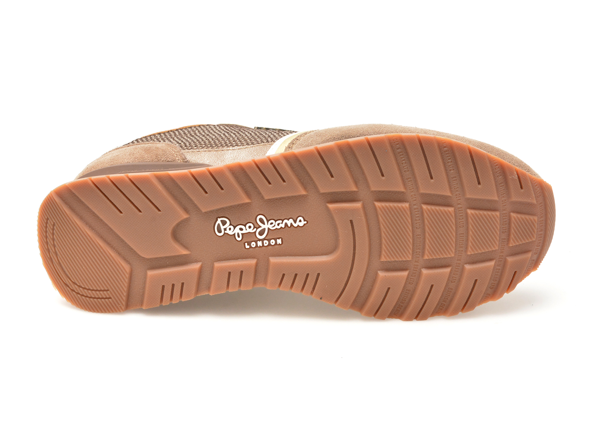 Pantofi PEPE JEANS bej, BRIT SEQUINS, din material textil - imagine 7