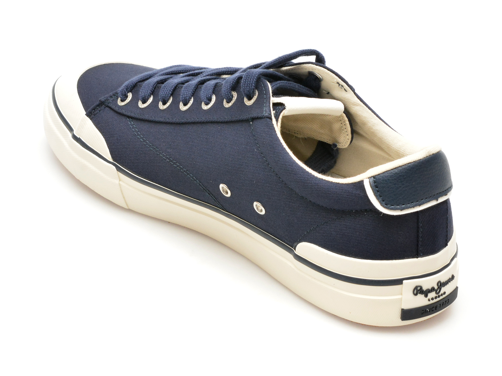 Pantofi PEPE JEANS bleumarin, BEN BASIC, din material textil - imagine 5