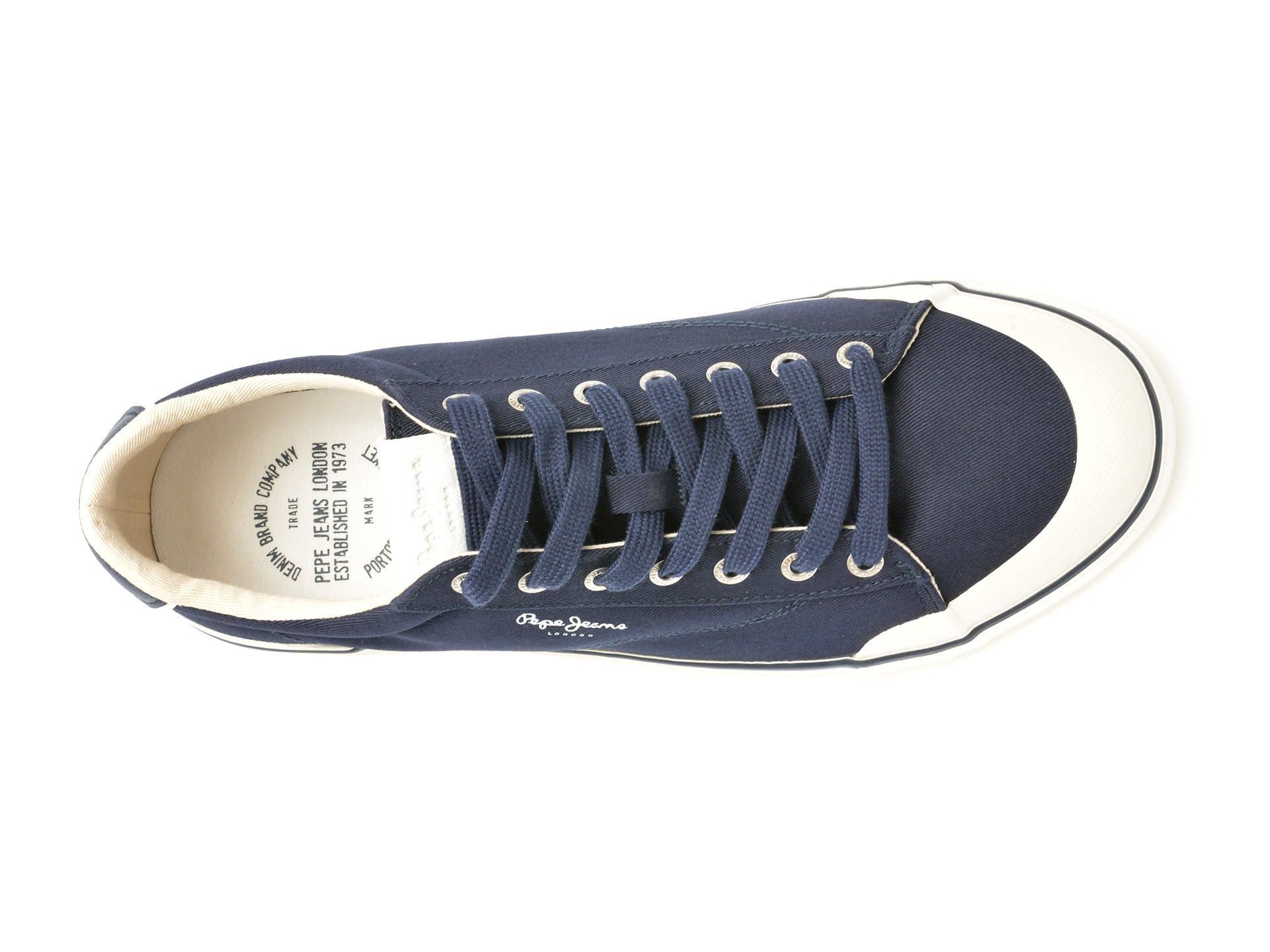 Pantofi PEPE JEANS bleumarin, BEN BASIC, din material textil - imagine 6