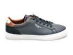 Pantofi PEPE JEANS bleumarin, KENTON COURT, din piele naturala