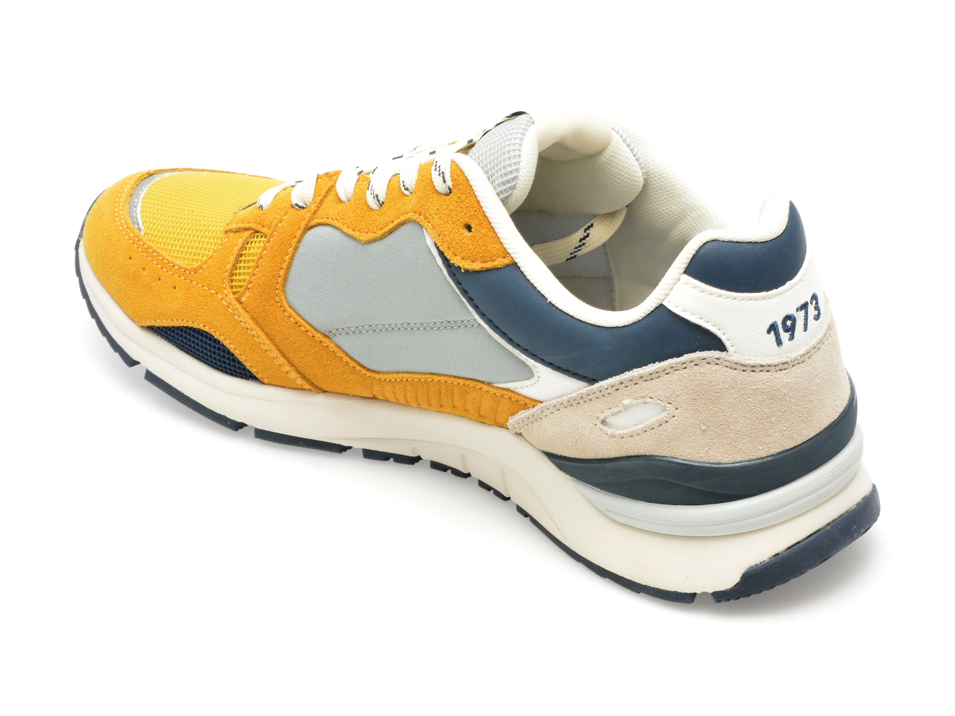 Pantofi PEPE JEANS galbeni, X20 FREE, din piele naturala - imagine 5