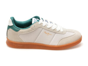 Pantofi PEPE JEANS gri, PLAYER COMBI, din piele intoarsa