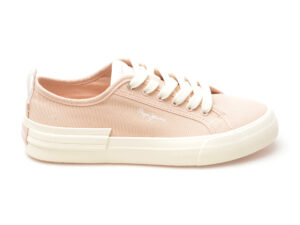 Pantofi PEPE JEANS roz, ALLEN BAND, din material textil