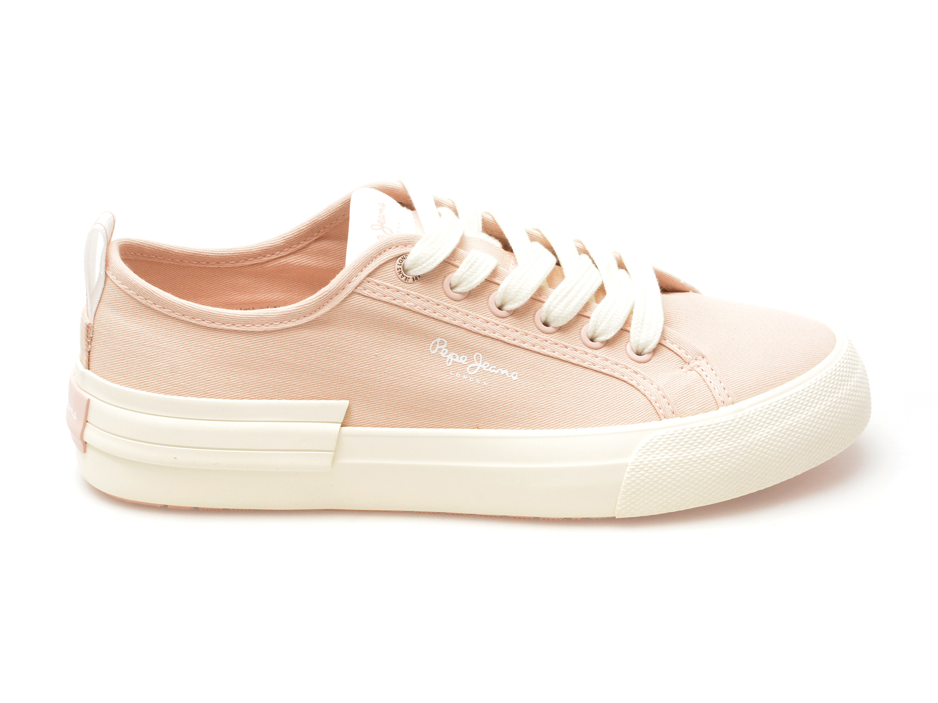 Pantofi PEPE JEANS roz, ALLEN BAND, din material textil