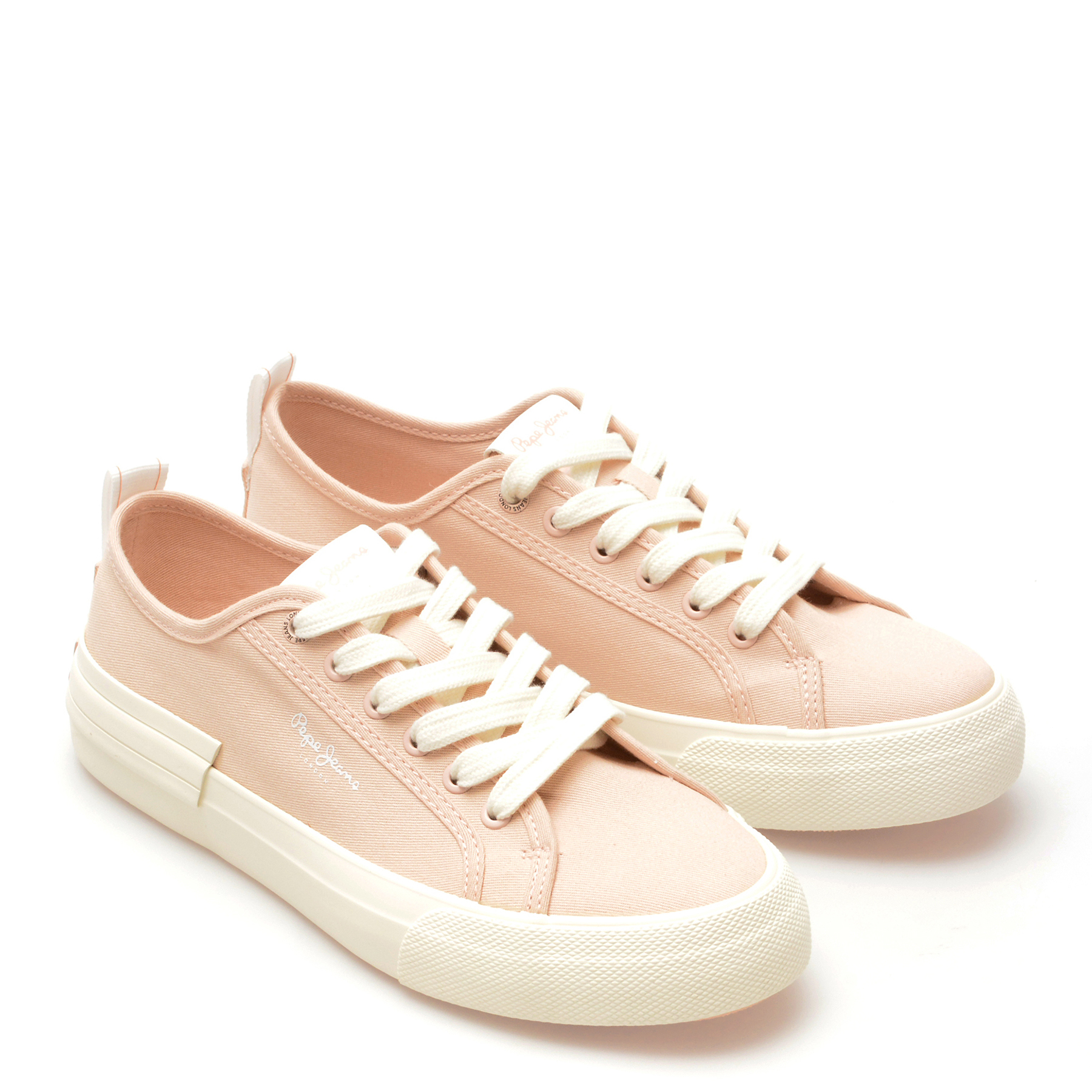 Pantofi PEPE JEANS roz, ALLEN BAND, din material textil - imagine 4