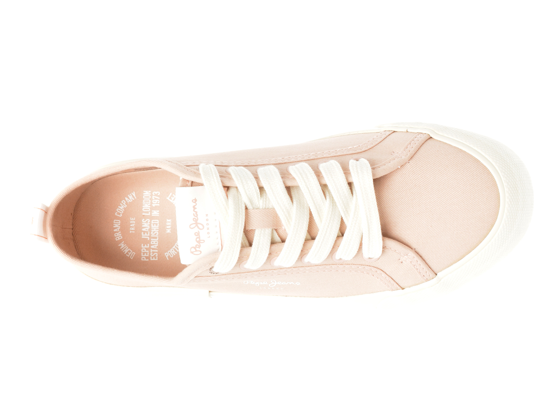 Pantofi PEPE JEANS roz, ALLEN BAND, din material textil - imagine 6
