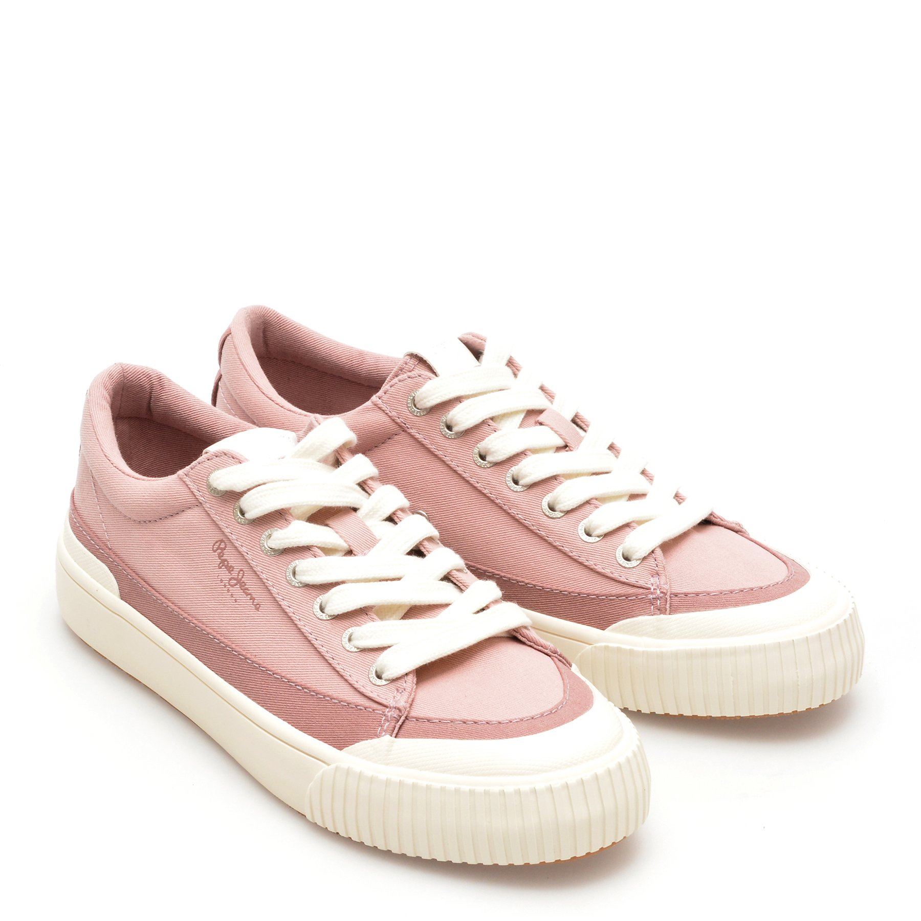 Pantofi PEPE JEANS roz, BEN ROAD, din material textil - imagine 4