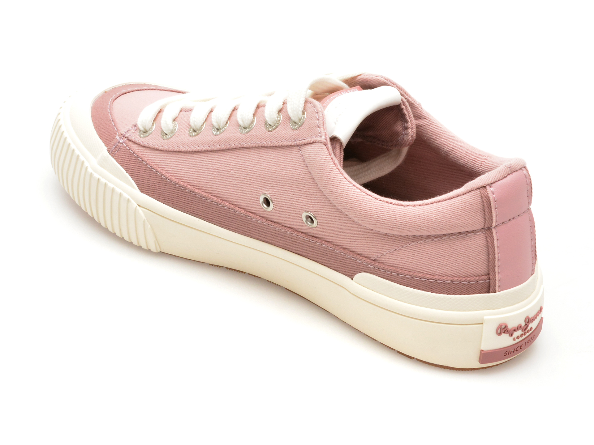 Pantofi PEPE JEANS roz, BEN ROAD, din material textil - imagine 5