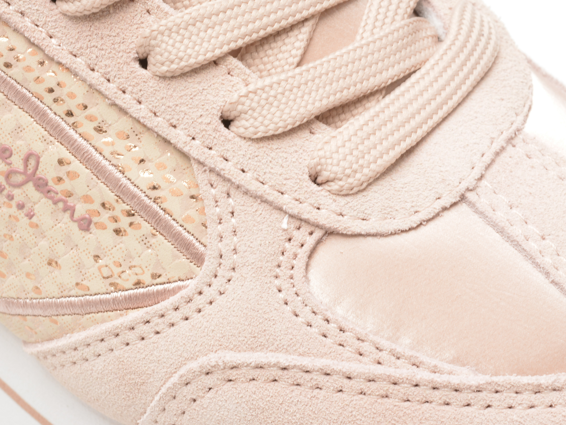 Pantofi PEPE JEANS roz, RUSPER GALA, din piele naturala - imagine 2