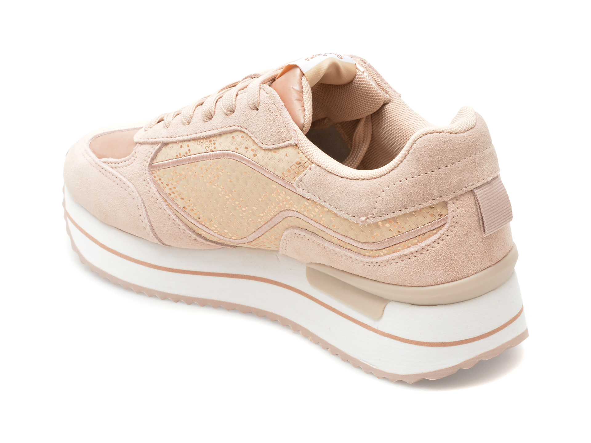 Pantofi PEPE JEANS roz, RUSPER GALA, din piele naturala - imagine 5