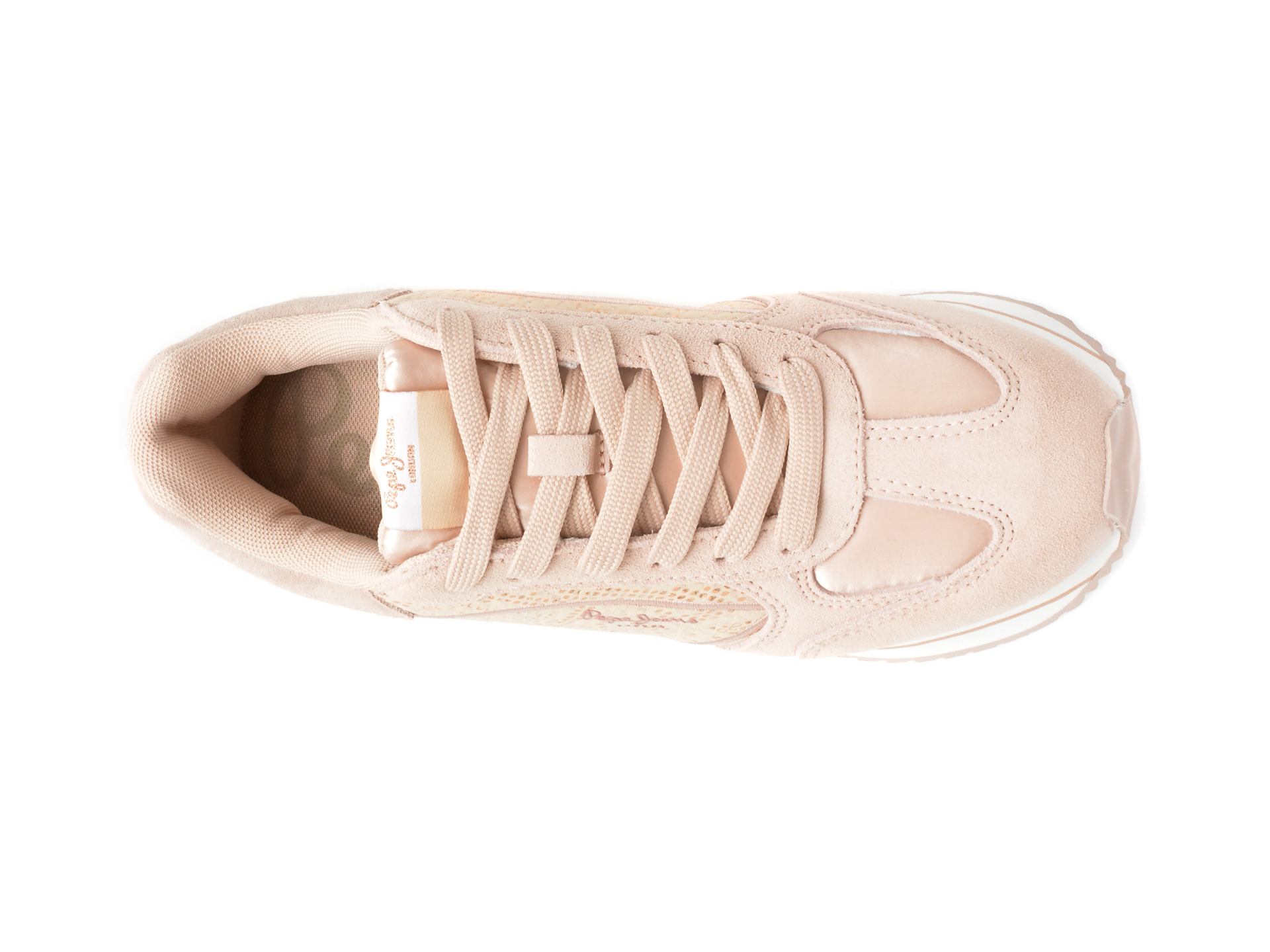 Pantofi PEPE JEANS roz, RUSPER GALA, din piele naturala - imagine 6