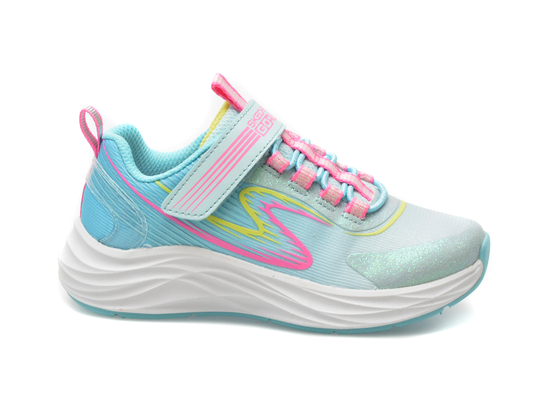 Pantofi SKECHERS albastri, GO-RUN ACCELERATE, din material textil