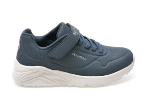 Pantofi SKECHERS bleumarin, UNO LITE, din piele ecologica