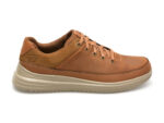Pantofi SKECHERS maro, PROVEN, din piele naturala