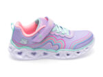 Pantofi SKECHERS mov, HEART LIGHTS, din material textil