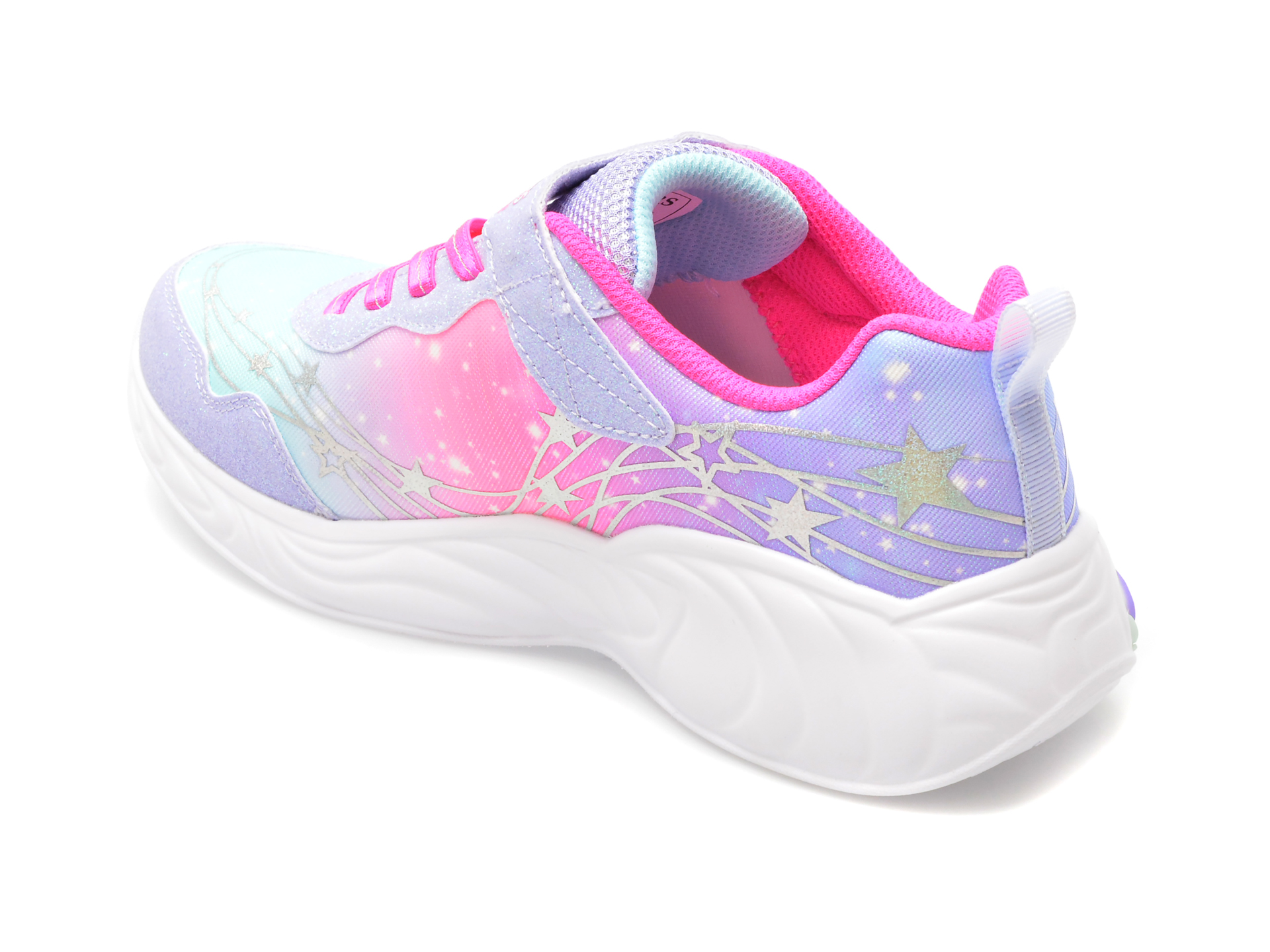 Pantofi SKECHERS mov, UNICORN DREAMS, din material textil - imagine 5