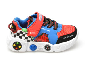 Pantofi SKECHERS multicolor, GAMETRONIX, din piele ecologica